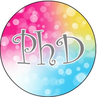 Badge Button A3 - PhD, A3