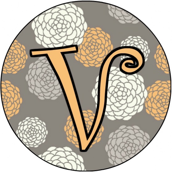 Badge Button A5 - V, A5