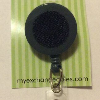 Interchangeable Alligator Clip Swivel Retractable - Dark Grey, OSFA