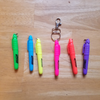 Mini Highlighter for Badge Reels, Nursing Keychain Clip