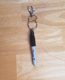 Mini Sharpie for Badge Reels, Nursing Keychain Clip