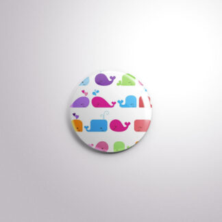 C20 Interchangeable Badge Button Multi Whales