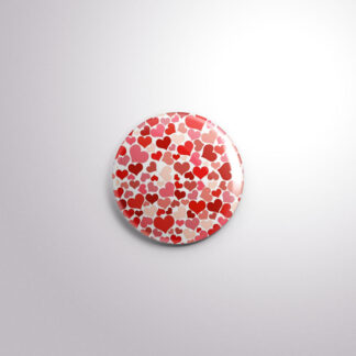 C62 Interchangeable Badge Button Hearts