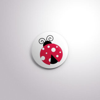 C65 Interchangeable Badge Button Lady Bug