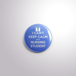 C86 Interchangeable Badge Button Nursing Student Blue