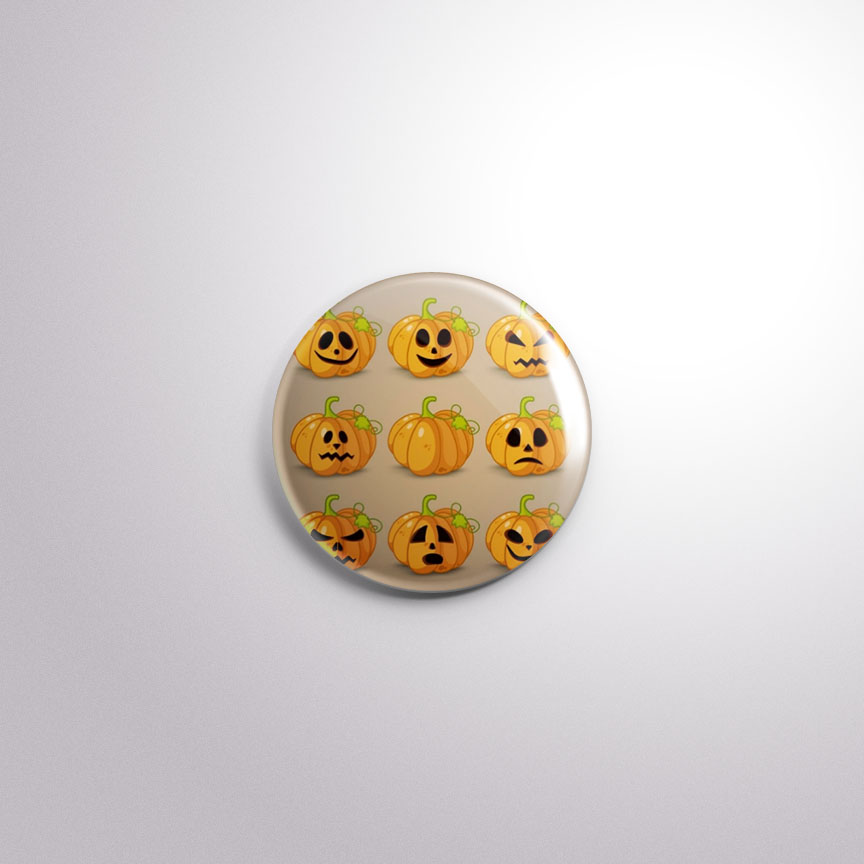 H24 Interchangeable Badge Button Multi Pumpkin