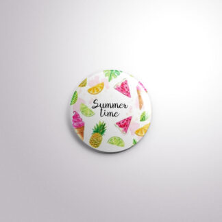 SUM5 Interchangeable Badge Button Summer Time
