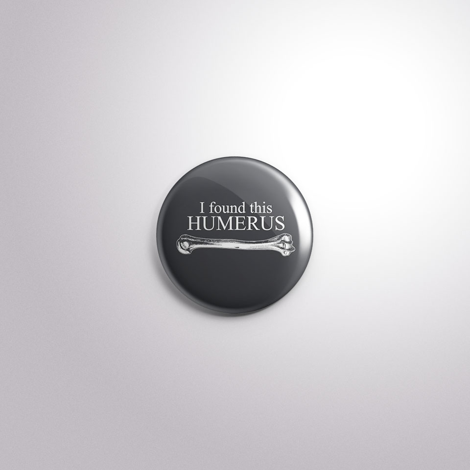 C142 Interchangeable Badge Button Humerus
