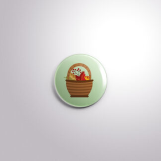C186 Interchangeable Badge Button Basket