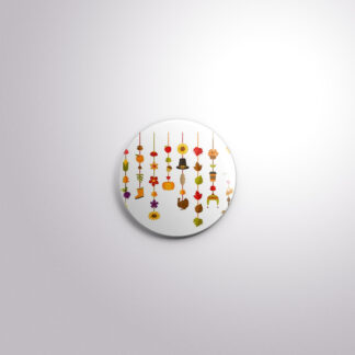 C187 Interchangeable Badge Button Fall